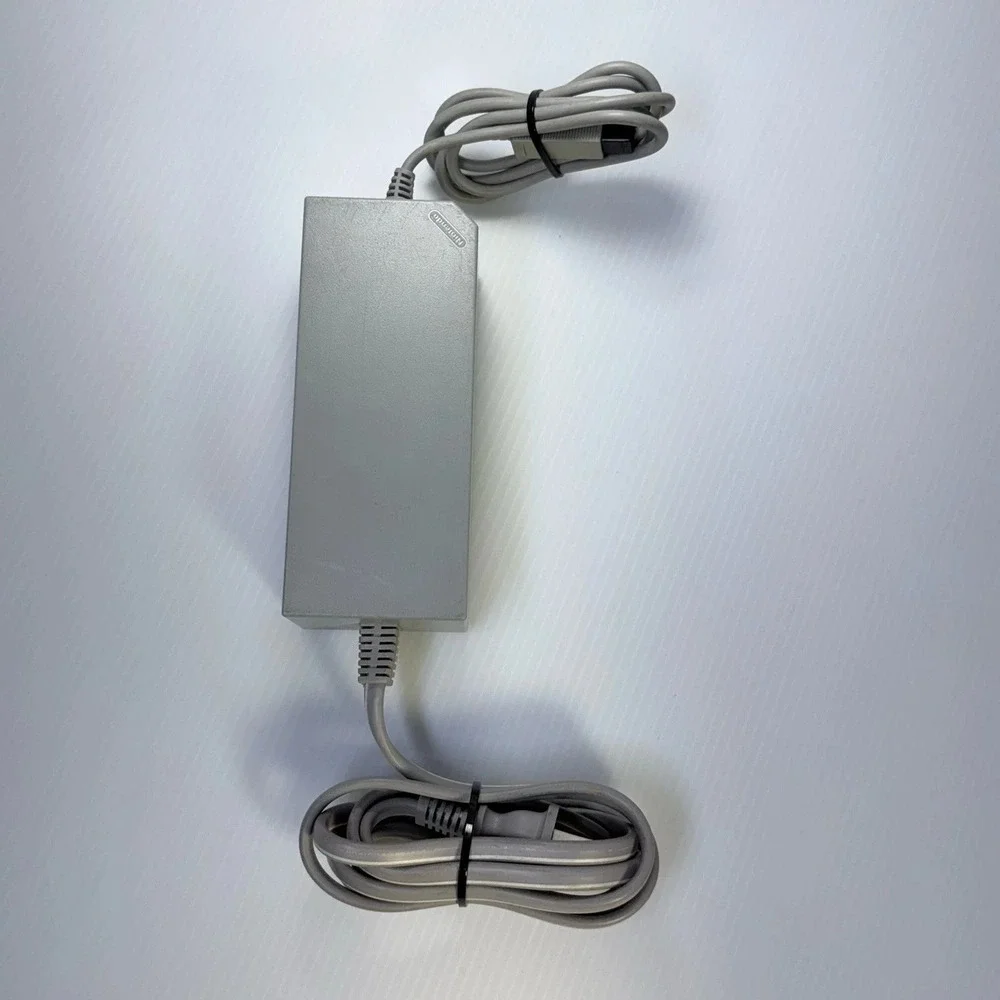 Nintendo Wii AC Power Adapter RVL-002 Original OEM Gray Power Supply Cord